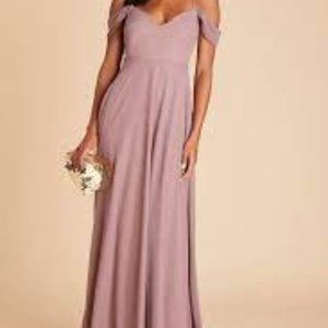 Size M - DEVIN CONVERTIBLE DRESS - CHIFFON DARK MAUVE Bridesmaid Dress -LIKE NEW